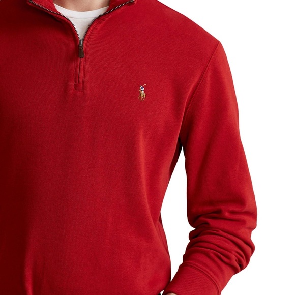 Polo by Ralph Lauren Estate-Rib Mock Collar Sweatshirt - Picture 1 of 4